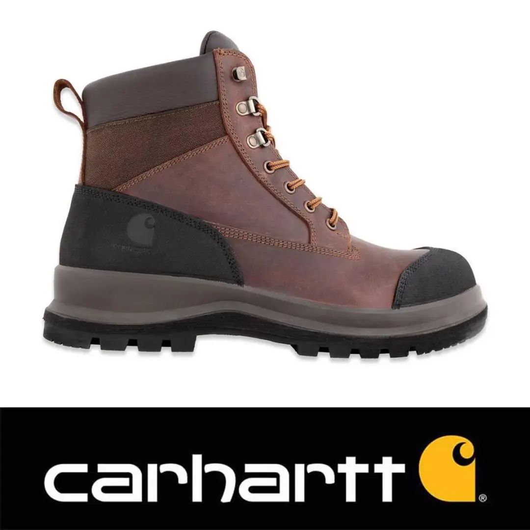 Carhartt Detroit S3 Mid Werkschoenen - Maat 47 - Bruin