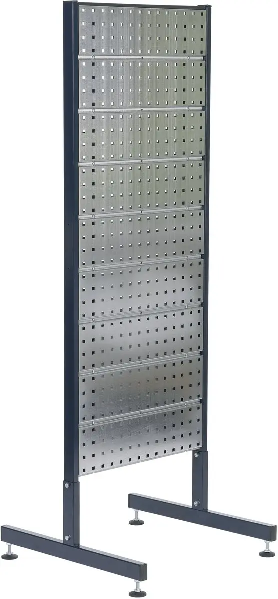 Raaco Dubbelzijdig rek met 6 gep. Panelen