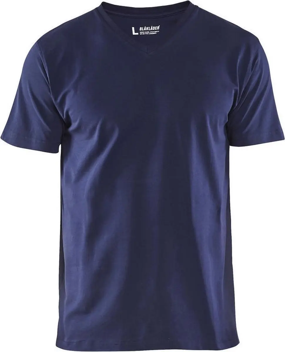 Blåkläder T-Shirt 3360-1029 V-hals - Donker marineblauw S