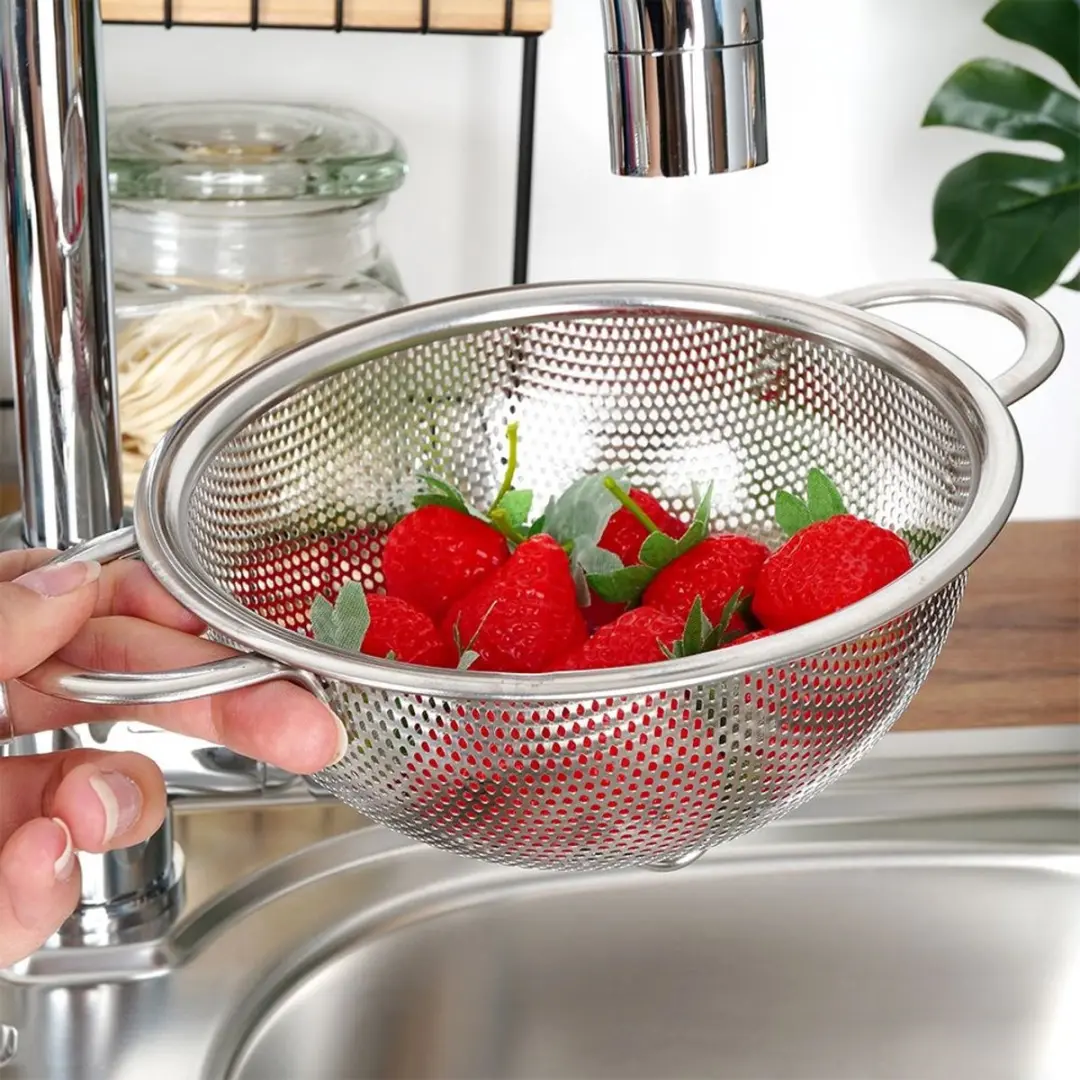 Orion Anett Serie Stalen Keukenzeef 16,5cm - Zilver