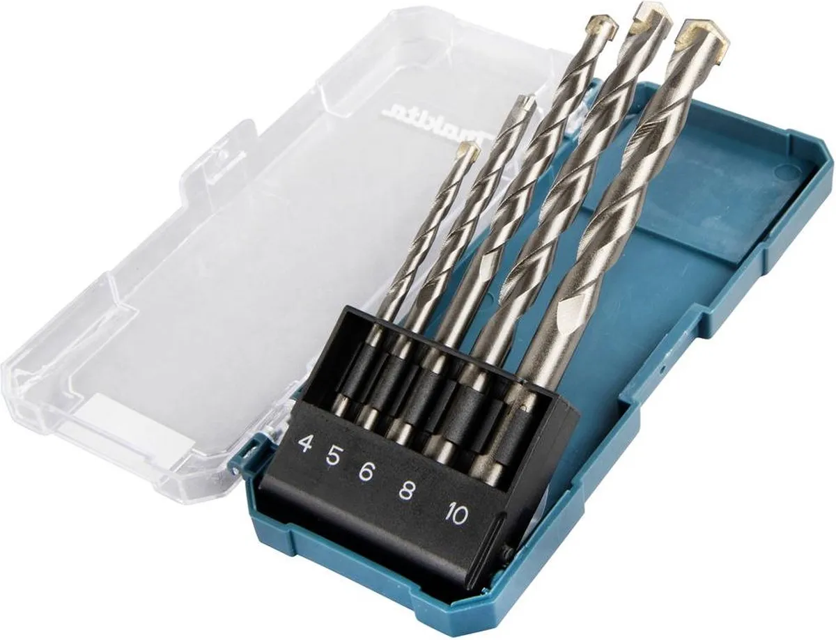 Makita Metselboren Set D-72877 - 5 Stuks 4-10mm