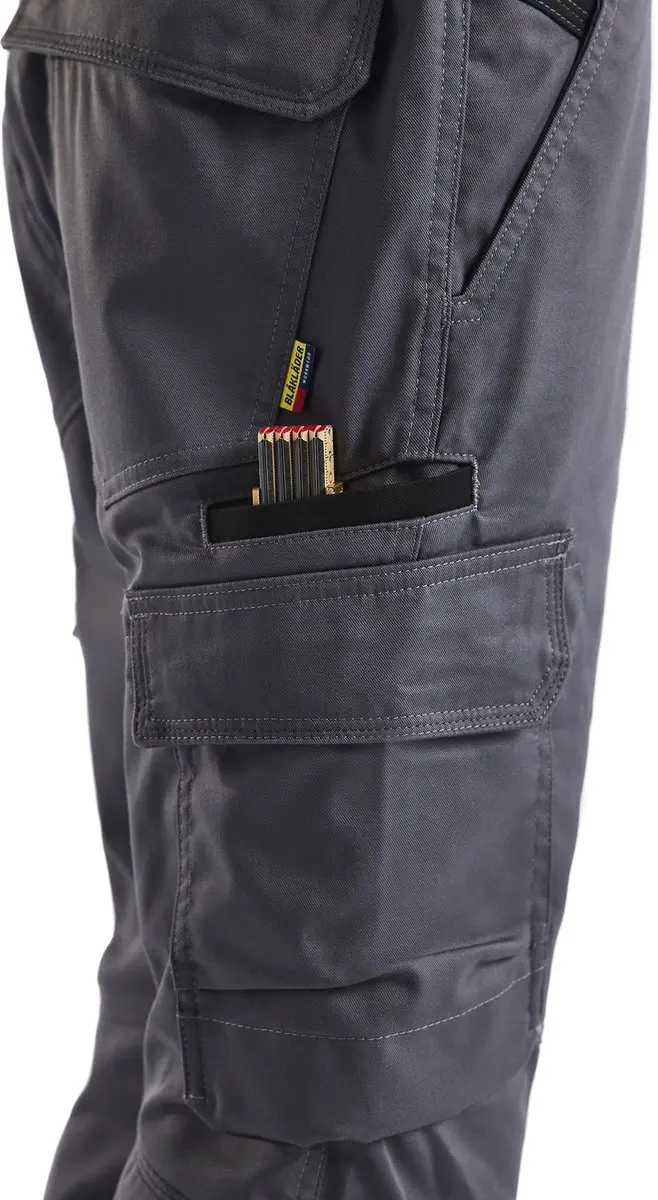 Blåkläder Industrie Werkbroek 1448-1832 - Medium Grijs/Zwart - Maat 92