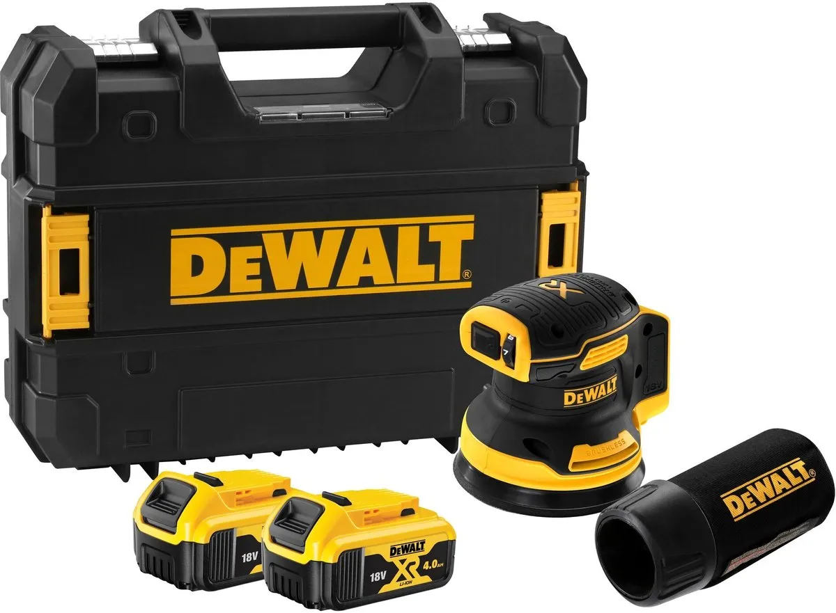 DeWalt DCW210P2 Excenterschuurmachine 18V - 2x 5.0Ah - 125mm