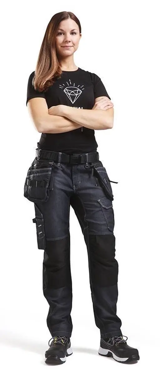 Blåkläder Dames Werkbroek X1900 Stretch 32 - Marineblauw/Zwart