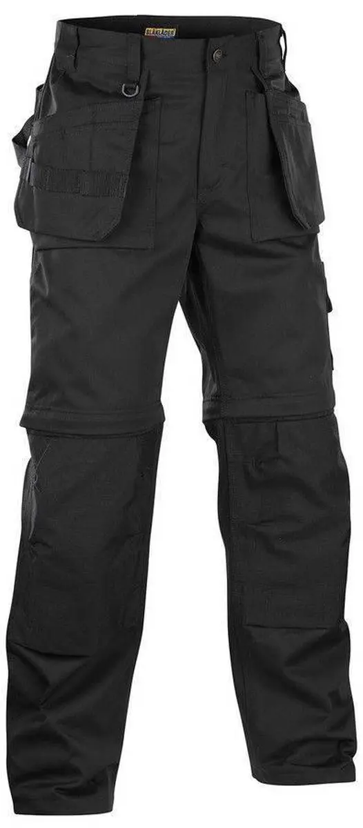 Blåkläder Werkbroek Zip-Off 1538-1860 - D108 Zwart