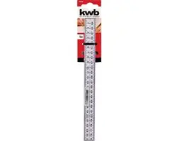 KWB Duimstok Nylon Geel 1m 4-delig