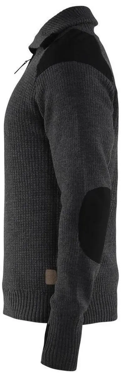 Blåkläder Wollen Sweater 4630-1071 - Donkergrijs/Zwart XL