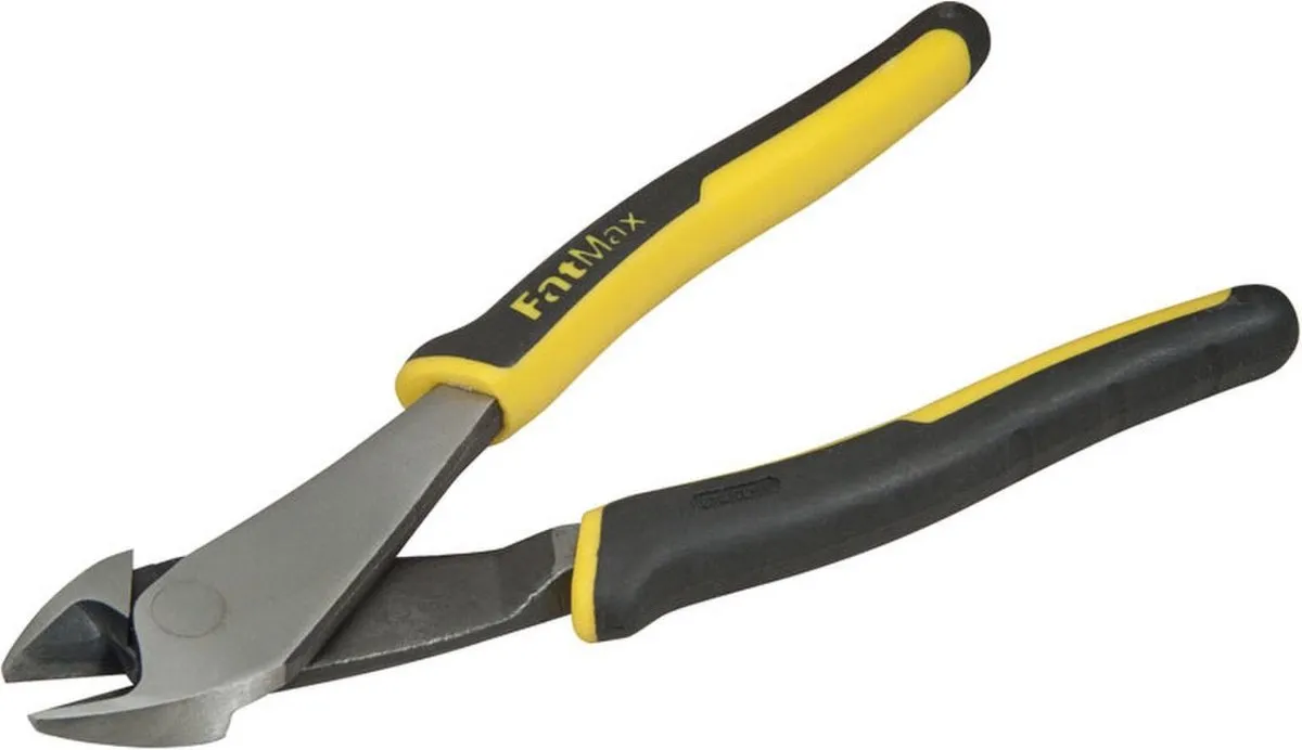 Stanley FatMax 180mm Kracht-Zijsnijtangen - Geel