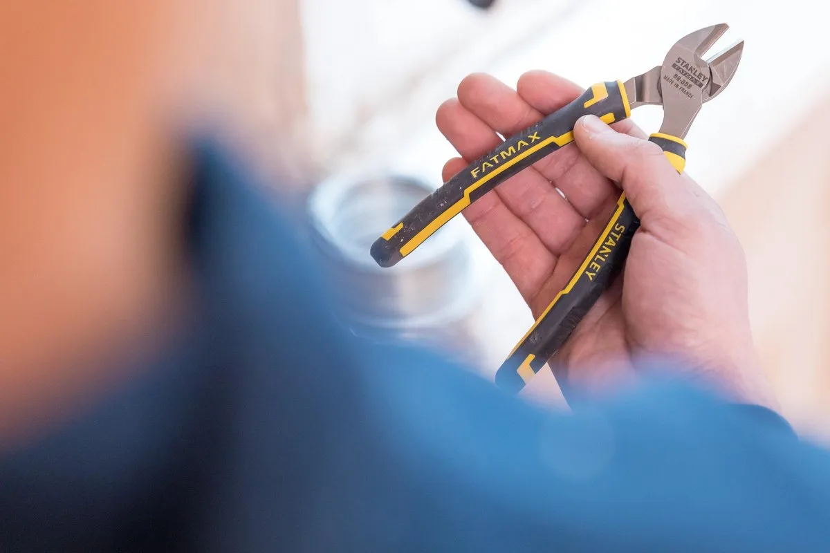 Stanley FatMax Zijsnijtangen 160mm - Zwart/Geel