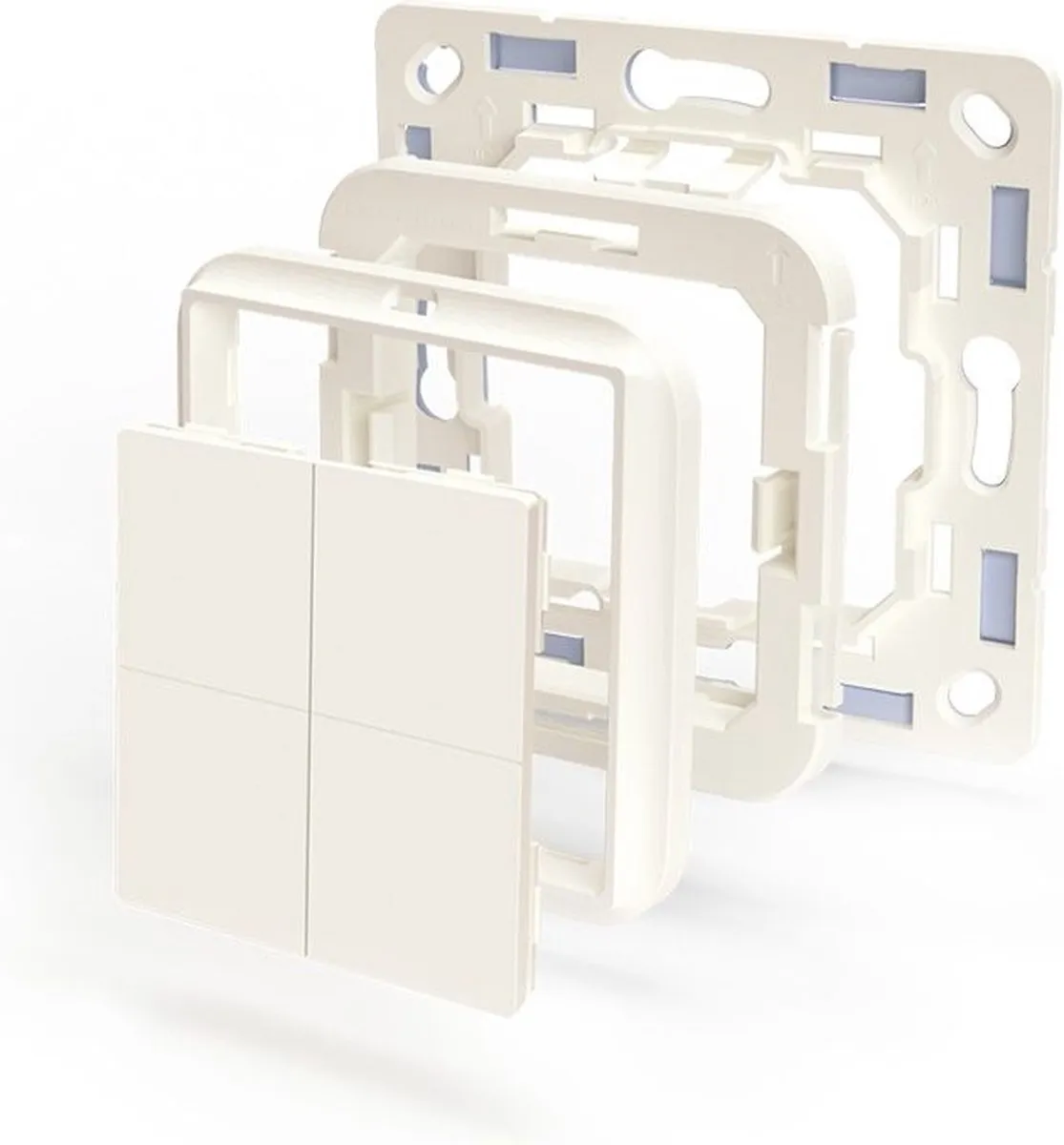 Shelly BLU Wall Switch 4 (zonder adapter+frame)