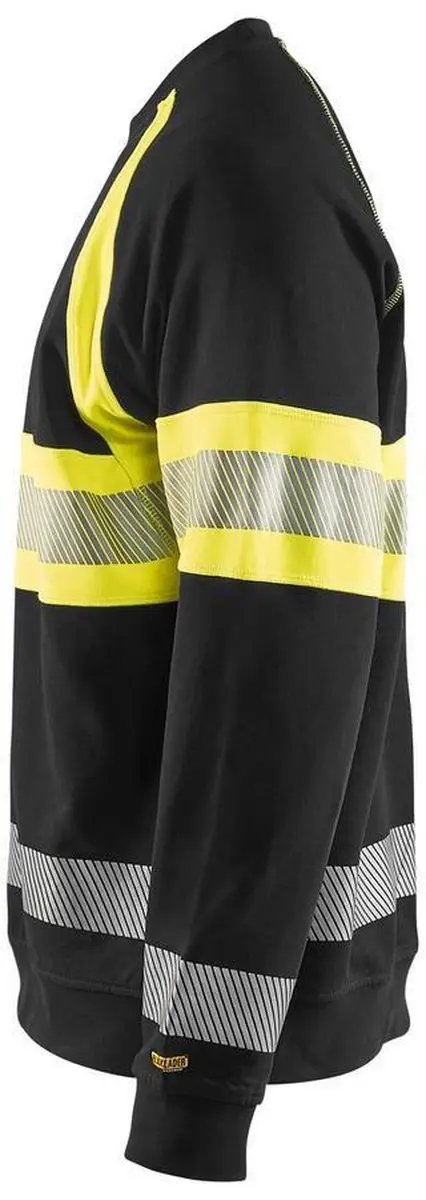 Blåkläder Sweater High Vis 3359-1158 - 4XL - Zwart/High Vis Geel