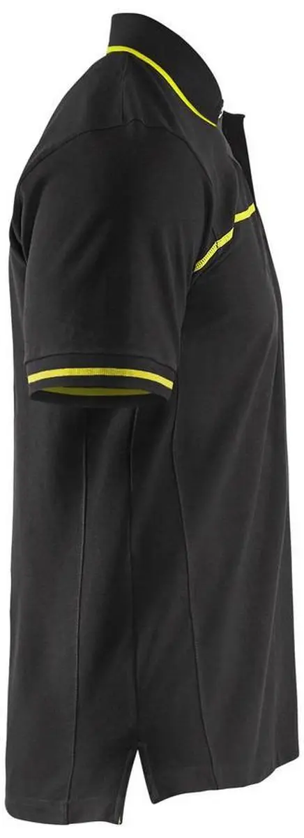 Blåkläder Polo Werkshirt - Zwart/Geel XL