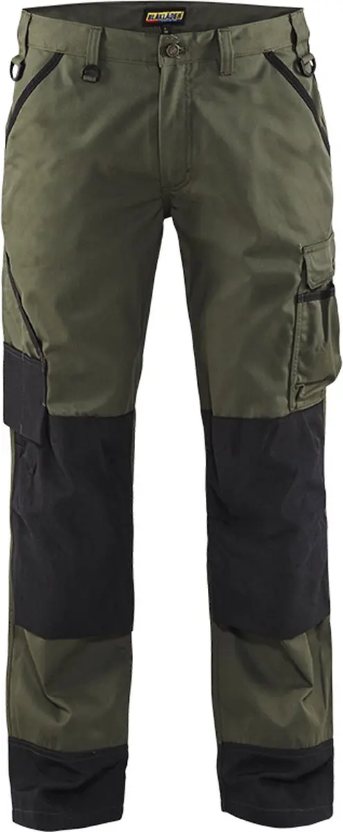 Blåkläder Garden Werkbroek 1454-1835 - 104 - Army Groen/Zwart