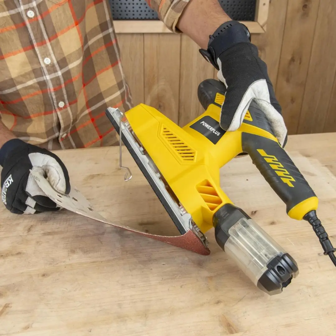 Powerplus POWX04410 Vlakschuurmachine 350W - 24.000 min⁻¹ - 6 Schuurvellen