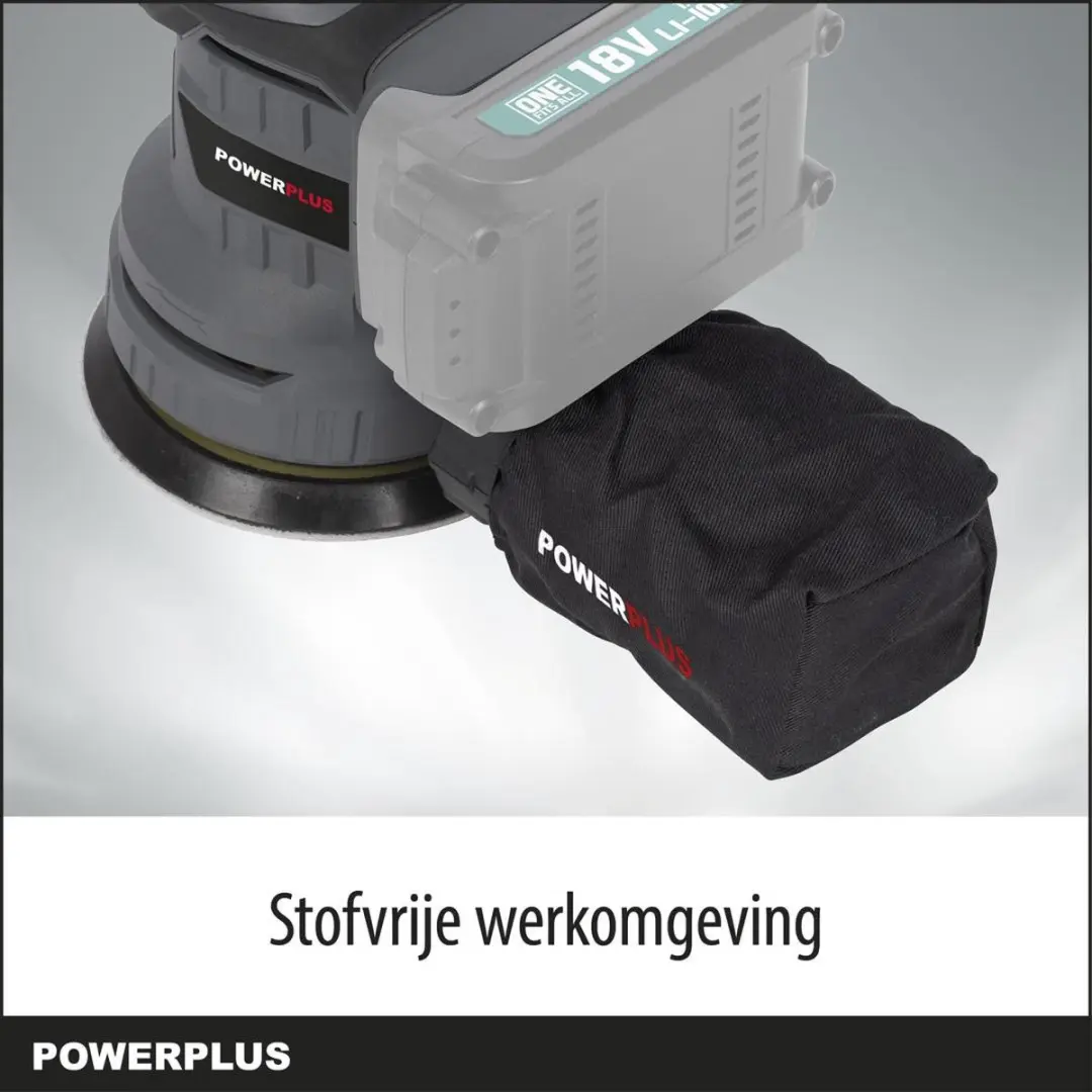 Powerplus POWEB4010 Excentrische Schuurmachine 125mm - 20.000 min⁻¹ - afbeelding 6 van 6