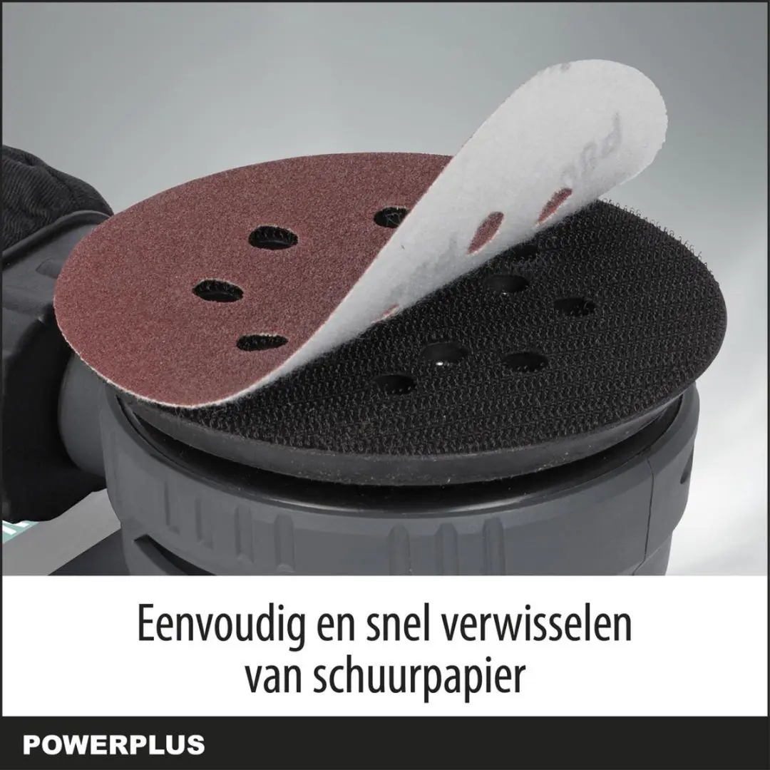 Powerplus POWEB4010 Excentrische Schuurmachine 125mm - 20.000 min⁻¹