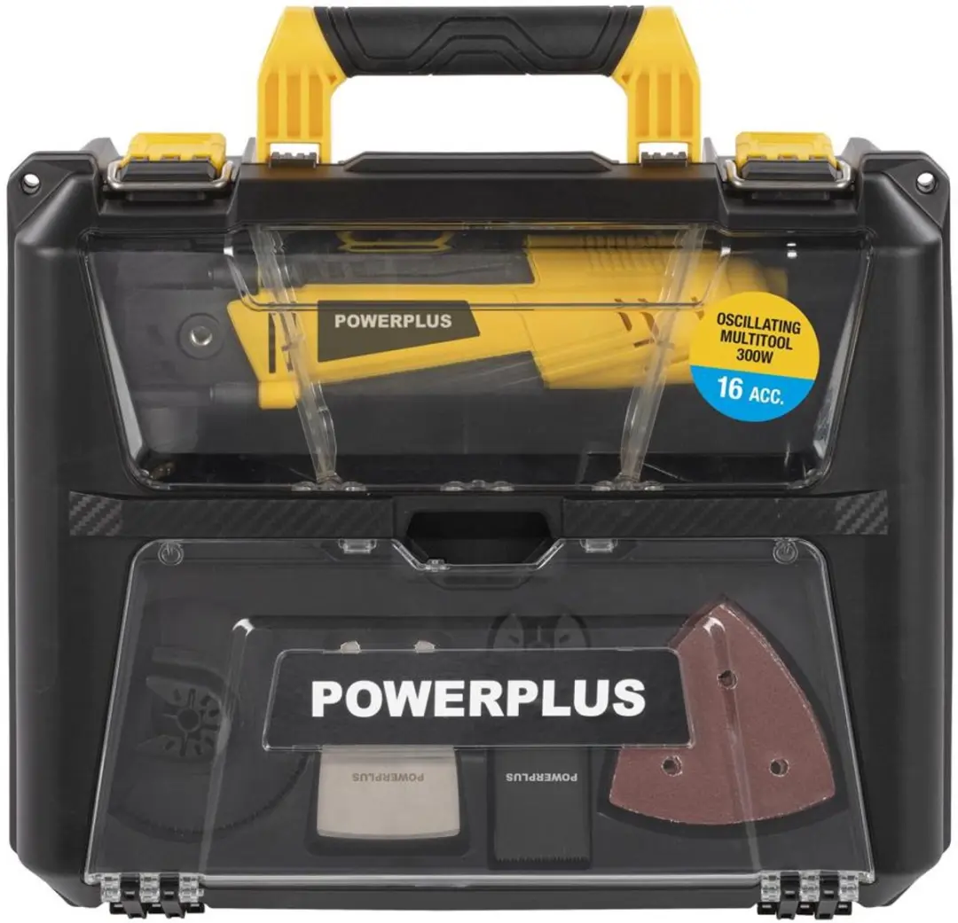 Powerplus POWXBOX011 Oscillerende Multitool - 300W - 16 Stuks