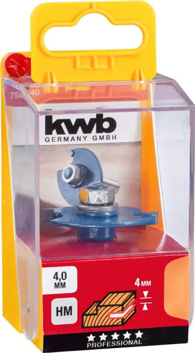 KWB HM Schijfgleuffrees 4mm 754040