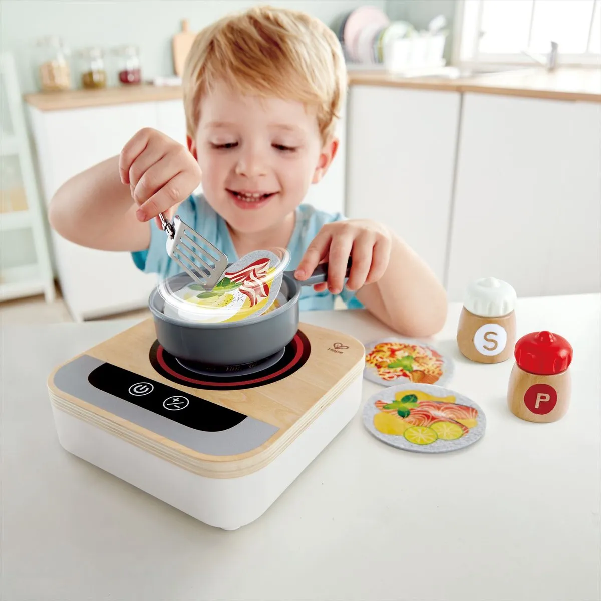Hape Kookplaat - Veelkleurig - 4x AA
