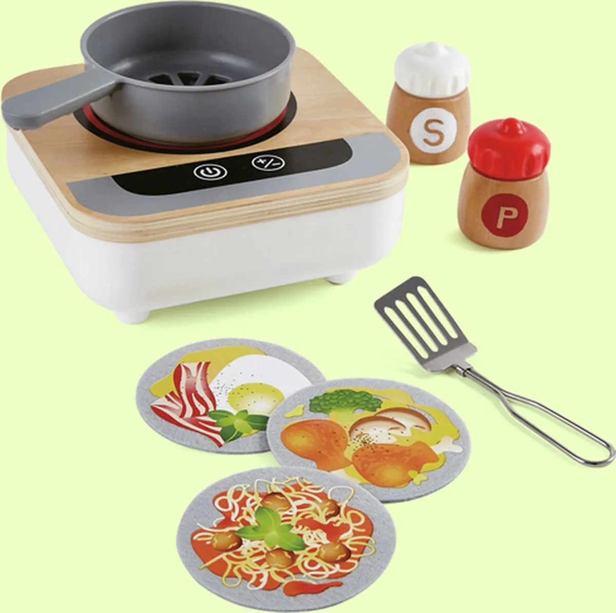 Hape Kookplaat - Veelkleurig - 4x AA