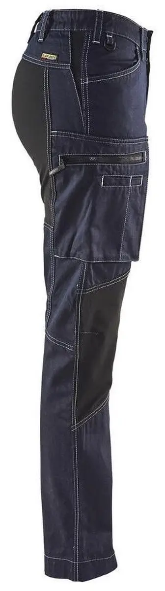 Blåkläder Service Werkbroek Dames Stretch 7159-1142 - 44 - Navy/Zwart