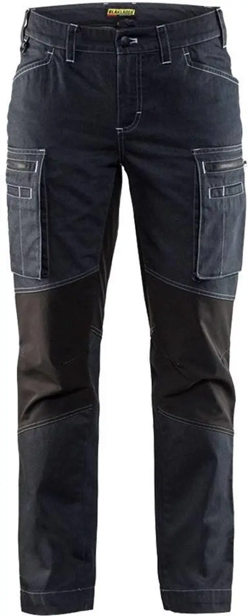 Blåkläder Service Werkbroek Dames Stretch 7159-1142 - 44 - Navy/Zwart