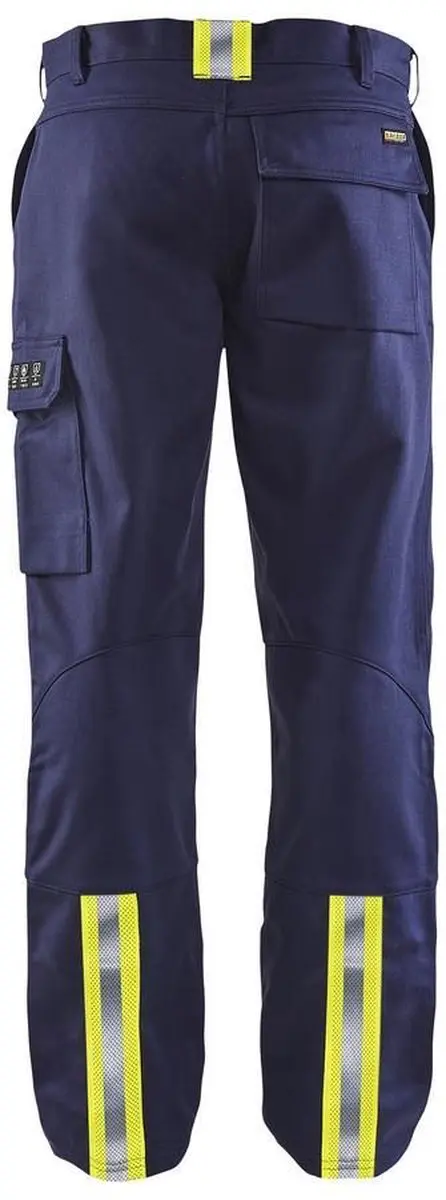 Blåkläder Lasbroek 1701-1501 C62 - Marine/High Vis Geel