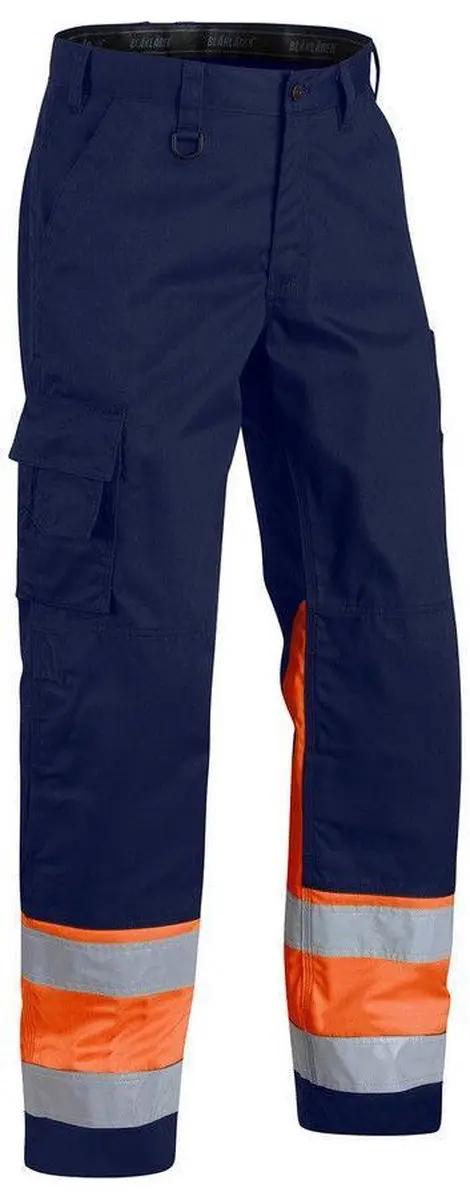 Blåkläder Werkbroek High Vis 1564-1811 - 46 Marineblauw/Oranje