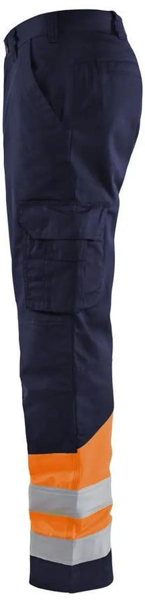 Blåkläder Werkbroek High Vis 1564-1811 - 46 Marineblauw/Oranje