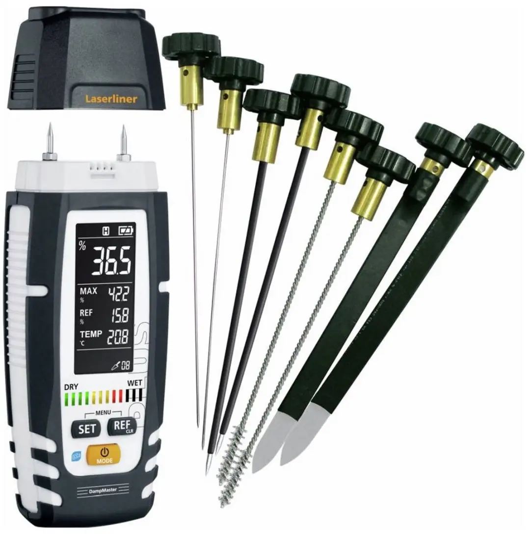 Laserliner DampMaster Allround Set - Vochtmeter - Zwart/Wit