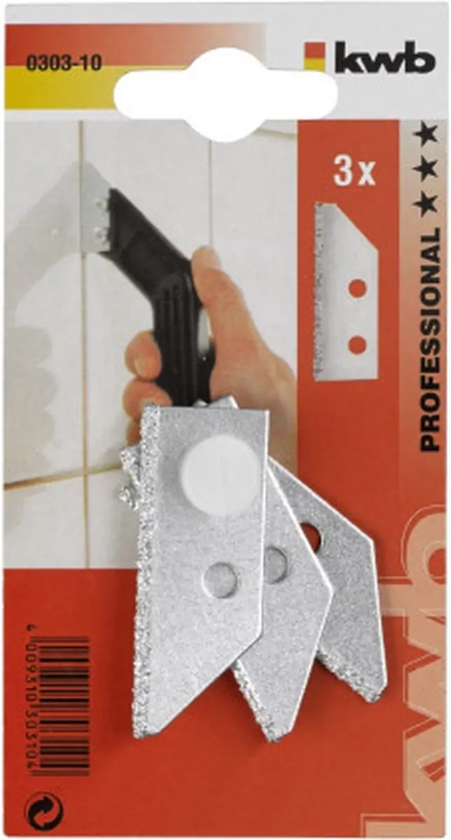 Voegenreininger/schraper set a 3 stuks