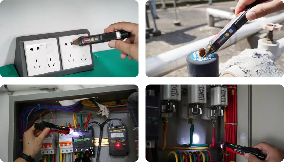 UNI-T UT12E Spanningszoeker - Rood