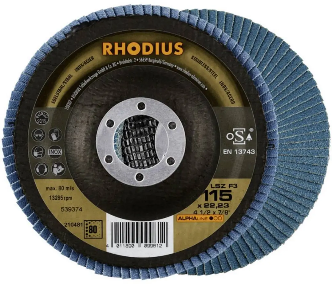 Rhodius 210663 LSZ F3 Lamellenschijf 115mm