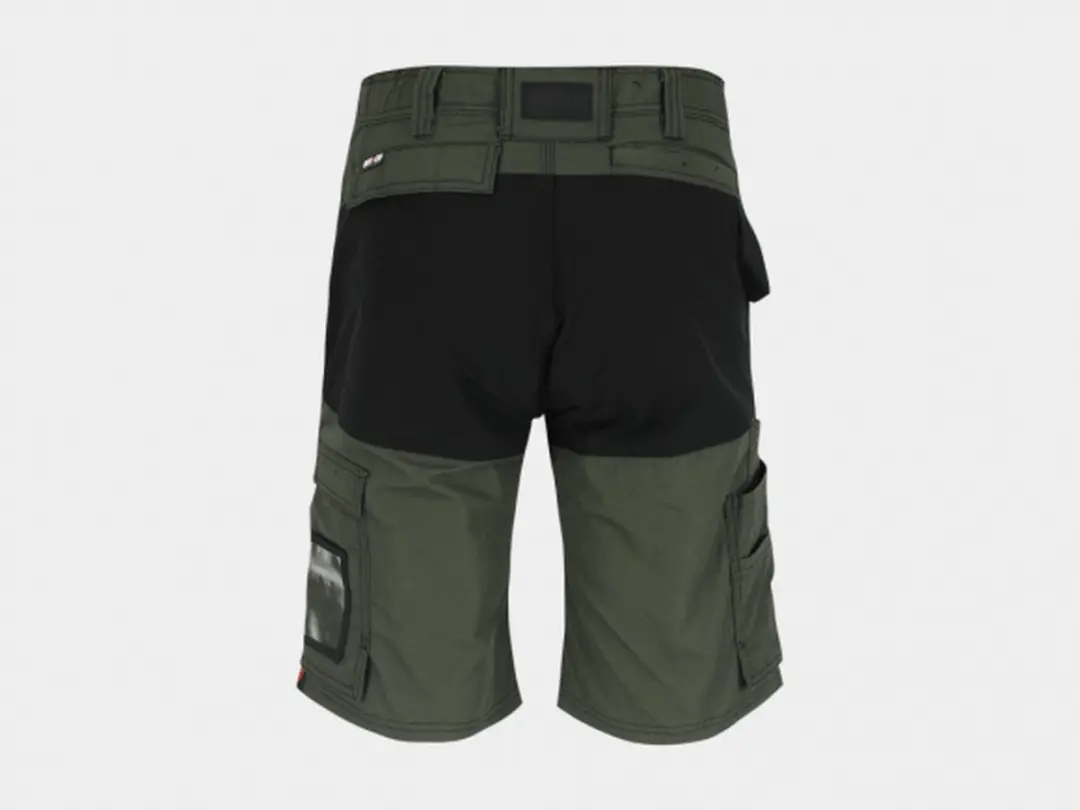 Herock Hespar Korte Werkbroek 52 - Khaki/Zwart