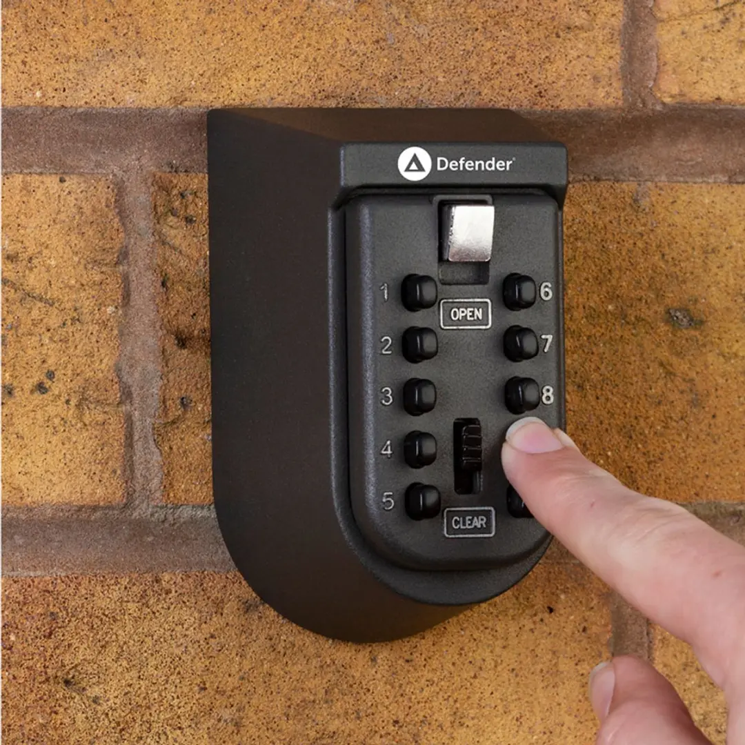 Defender Compact Key Safe - Cijferslot - Grijs