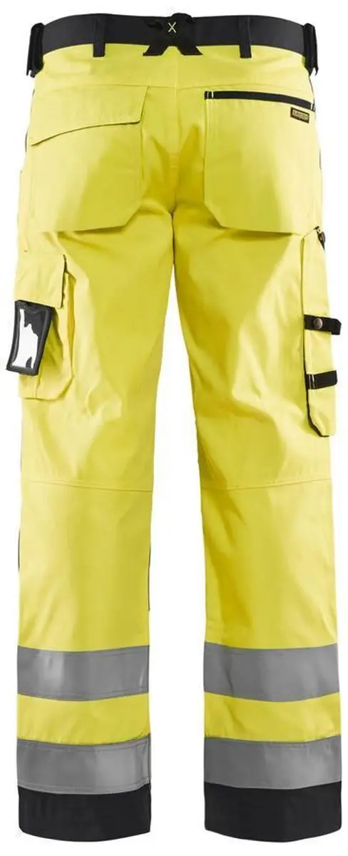 Blåkläder Werkbroek 1566-1811 High Vis Geel/Zwart - Maat 96