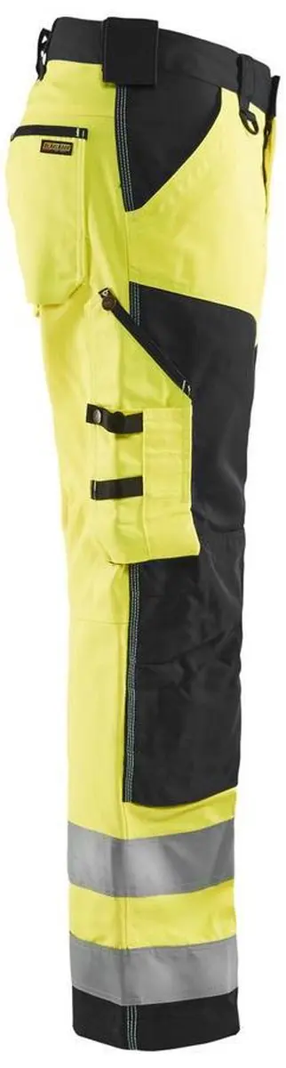 Blåkläder Werkbroek 1566-1811 High Vis Geel/Zwart - Maat 96