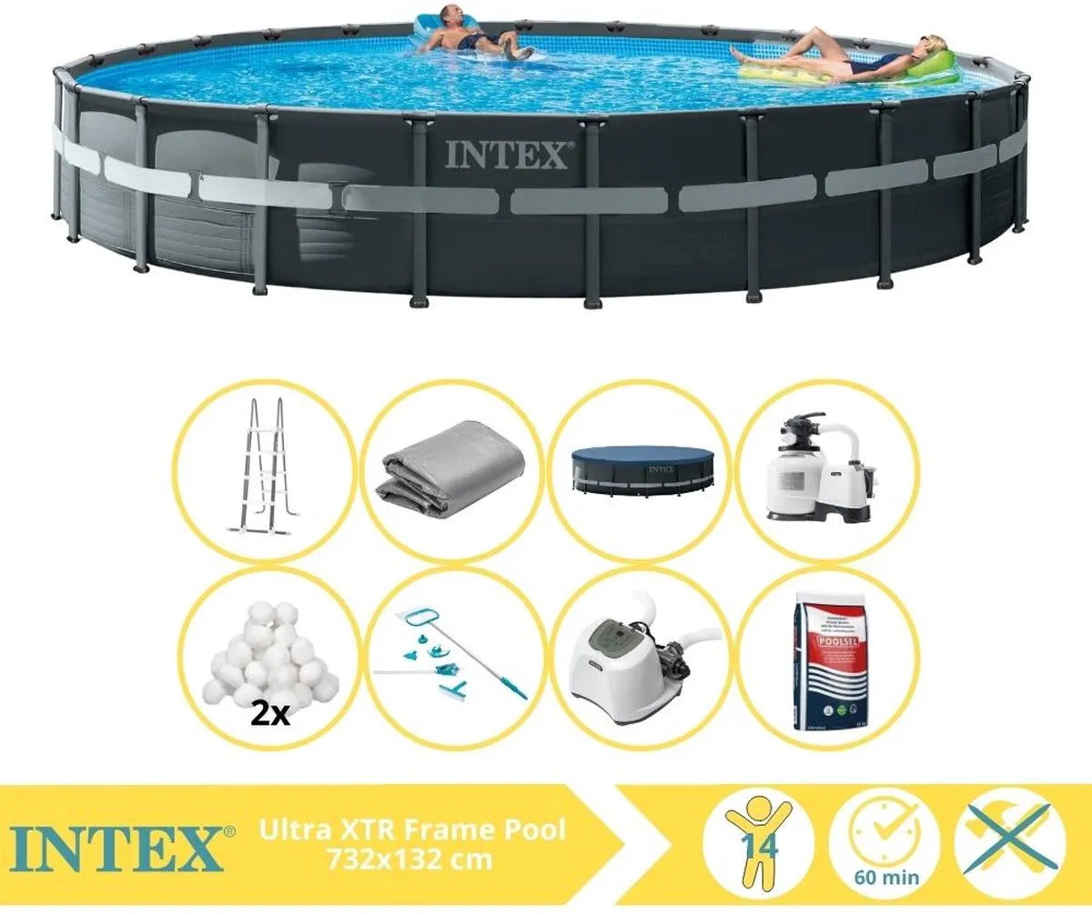 Intex Ultra XTR Frame Zwembad 732x132cm - 47.241L - MPN 26340GN