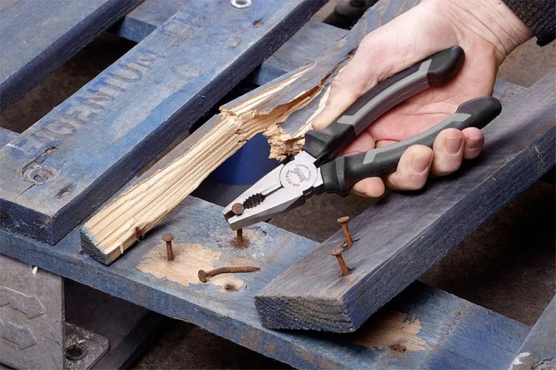 KWB Combinatietang 200mm - Softgrip - Grijs