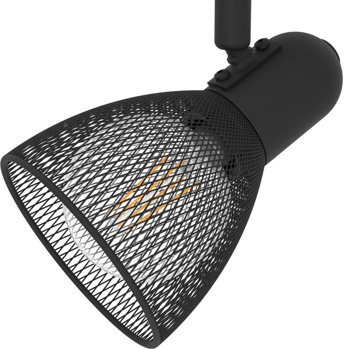 Eglo Carovigno Opbouwspot 2x E27 - 34cm - Zwart