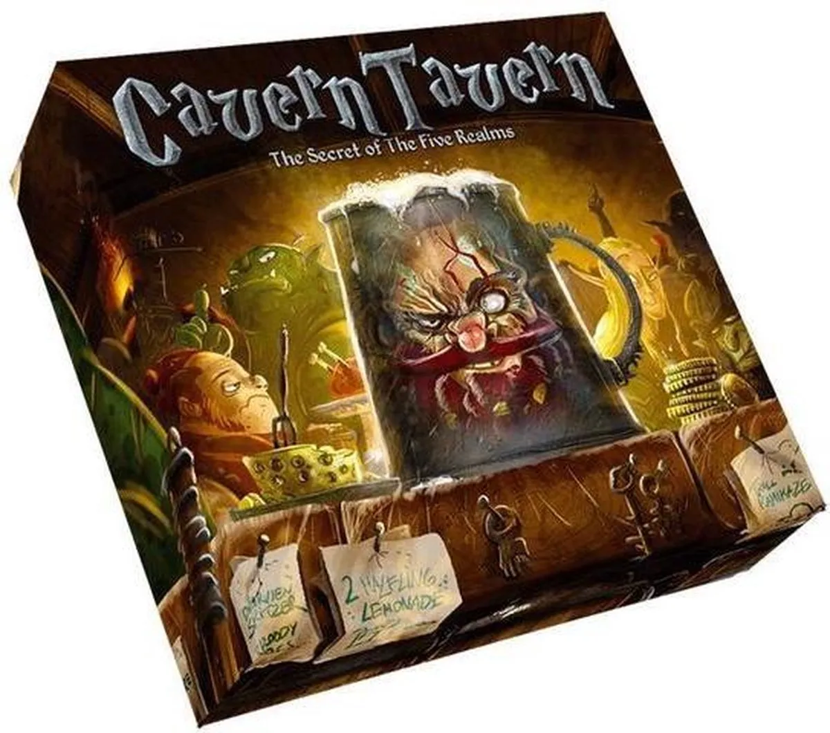 Asmodee Cavern Tavern - Worker Placement & Resource Management - 1 Speler