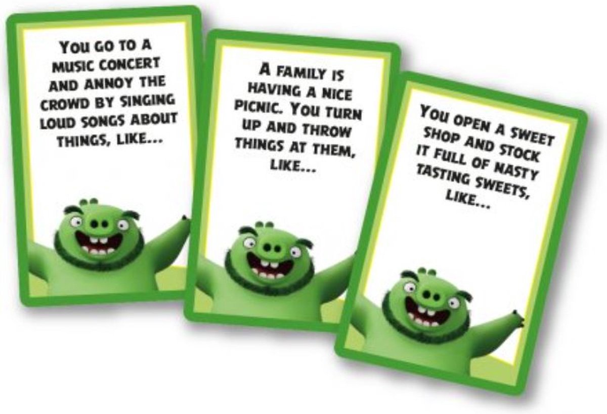 Angry Birds - How pig are you? gezelschapsspel - kaartspel - spellen