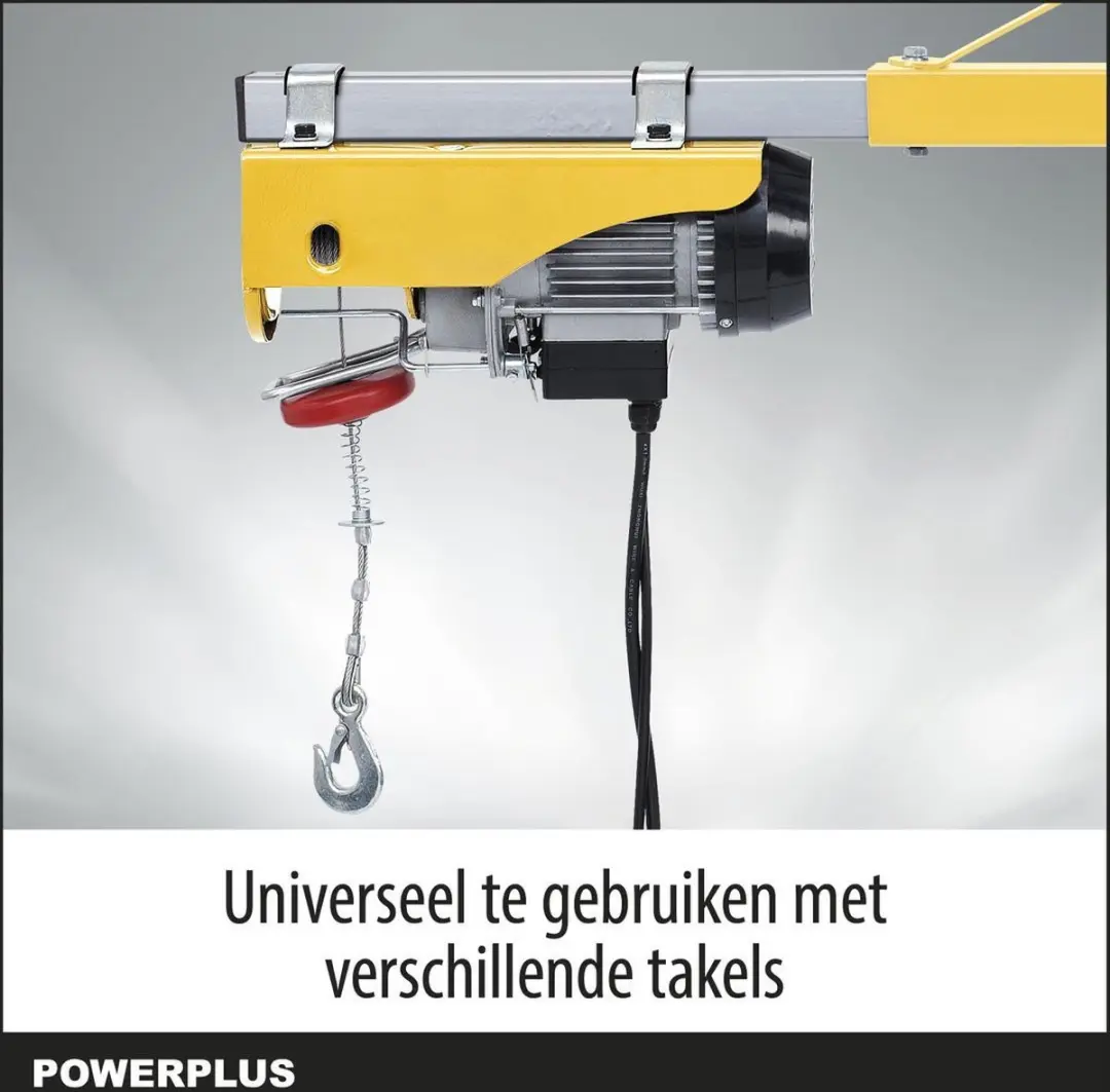 Powerplus POWX910 Zwenkarm Takel - 800kg