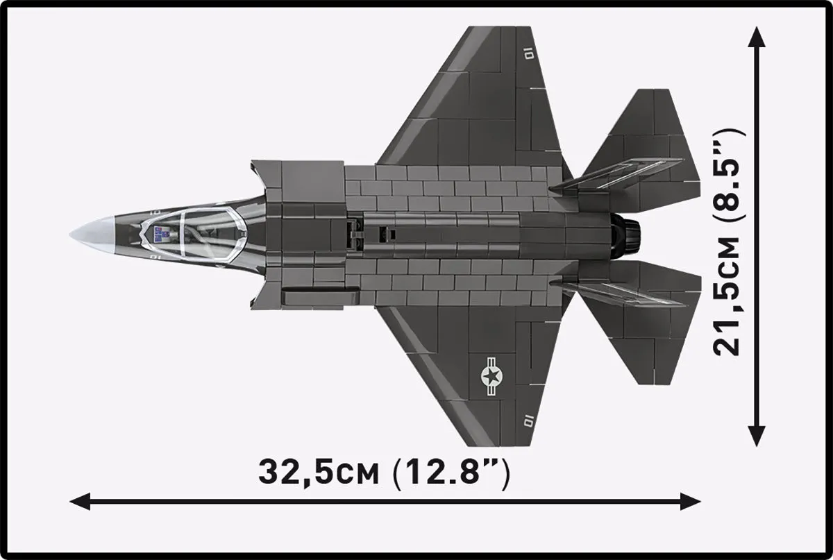Cobi F-35B Lightning II Bouwset 614 Onderdelen - 1 Minifiguur