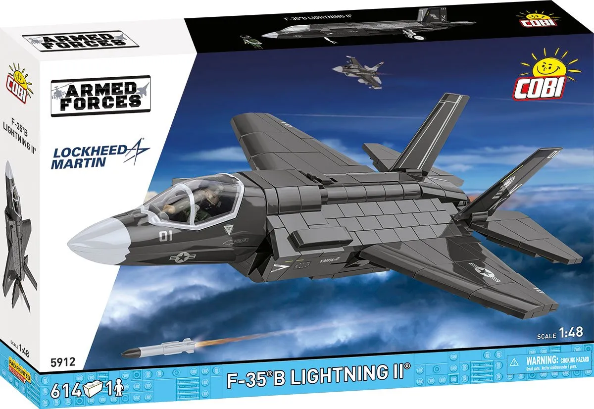 Cobi F-35B Lightning II Bouwset 614 Onderdelen