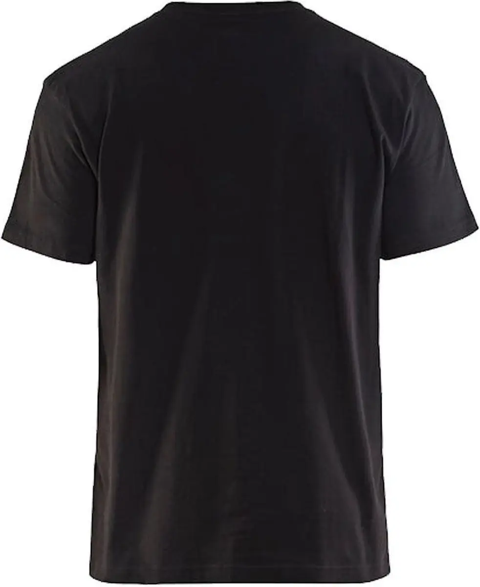 Blåkläder T-shirt 3379-1042 Bi-Color - M - Zwart/Medium grijs