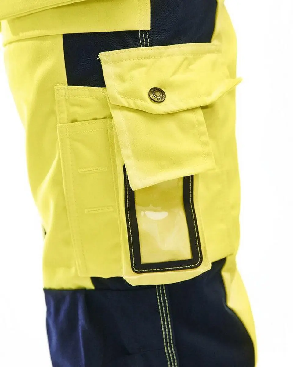 Blåkläder Werkbroek High Vis 1533-1860 - 52 - Geel/Marineblauw