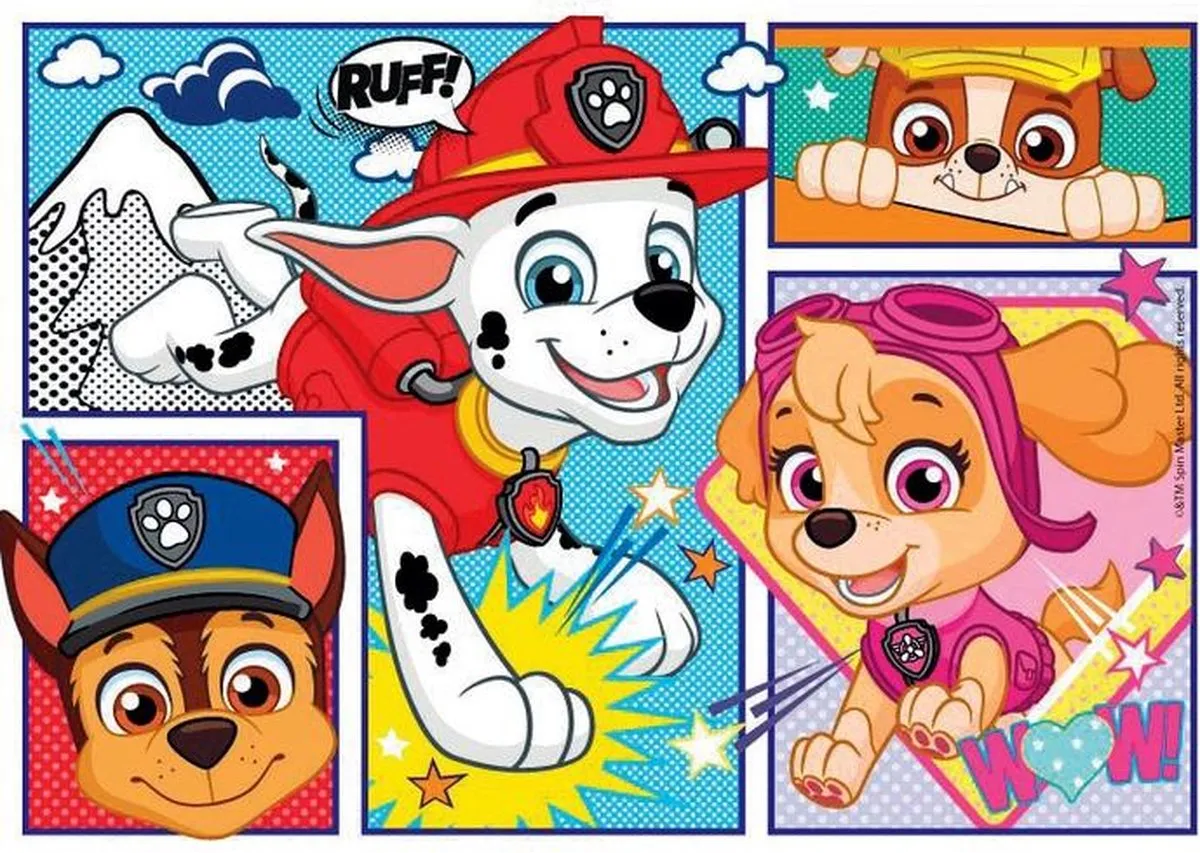 Clementoni Paw Patrol Puzzel - 2x20 Stukjes Blauw