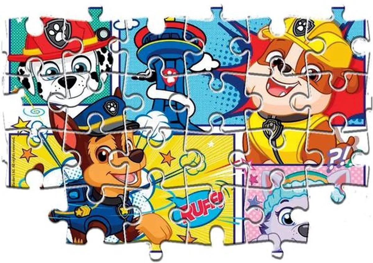 Clementoni Paw Patrol Puzzel - 2x20 Stukjes Blauw - afbeelding 6 van 6