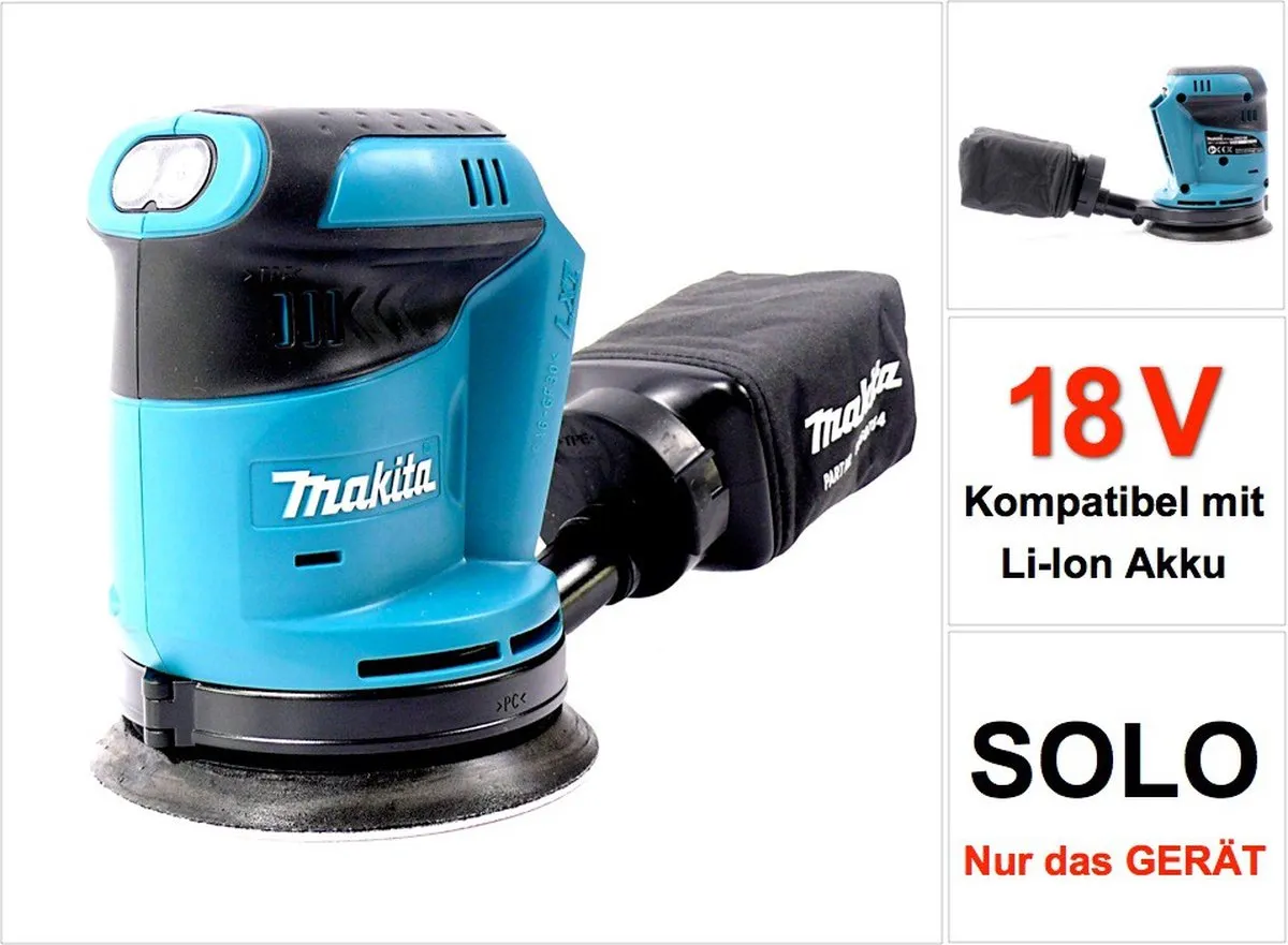 Makita BBO180Z Excentrische Schuurmachine 125mm - 22.000 r/min - afbeelding 2 van 4